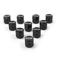 AIR CAPS BLACK CNC 10 PACK